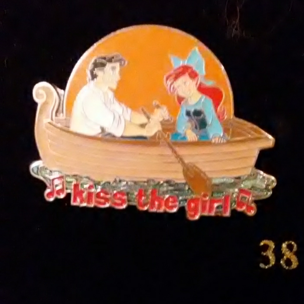 Ariel and Prince. Quote " kiss the girl"